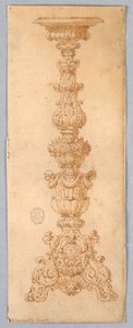 Design for Candelabra by Unknown